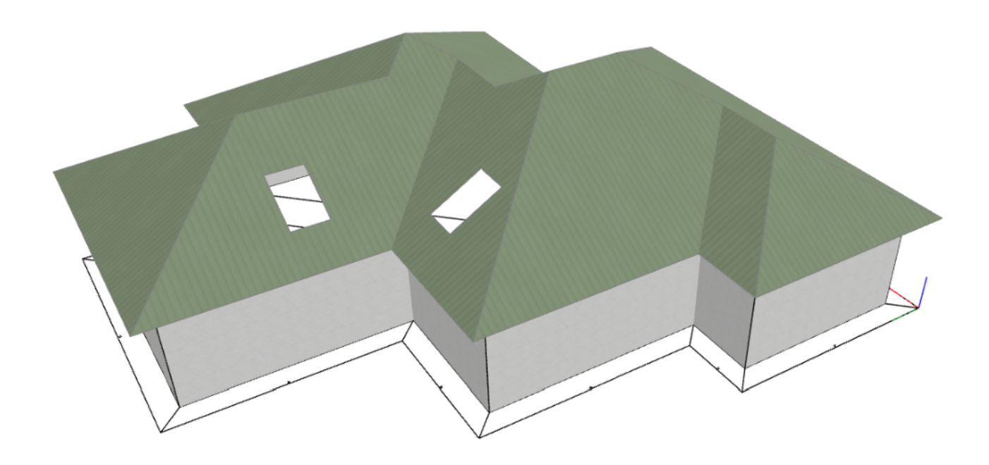 Výchozí geometrie pro generátor oplechování