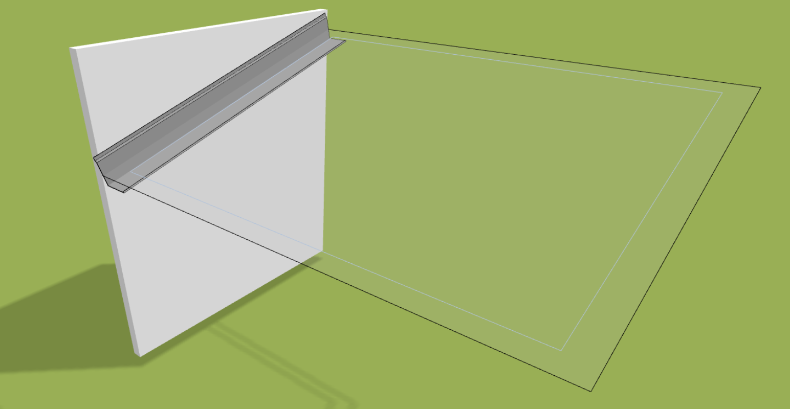 Flashing wall trim