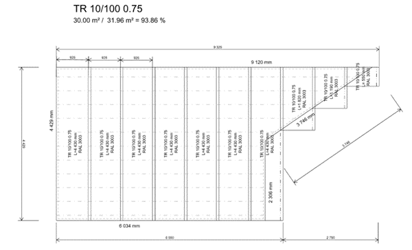 example of roof tilling drawing