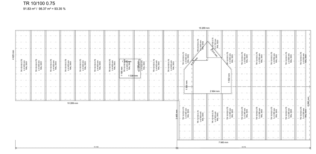 example of roof tilling drawing